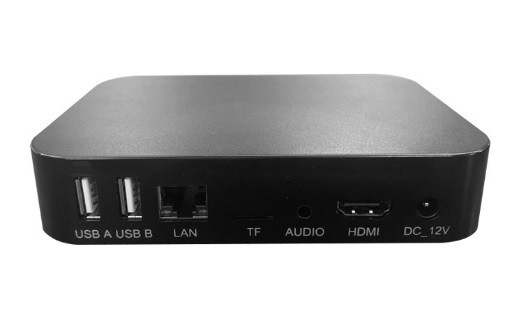 138*98*25mm HDMI Media Player met Lijnen van het Opslag de Zwarte Autospel