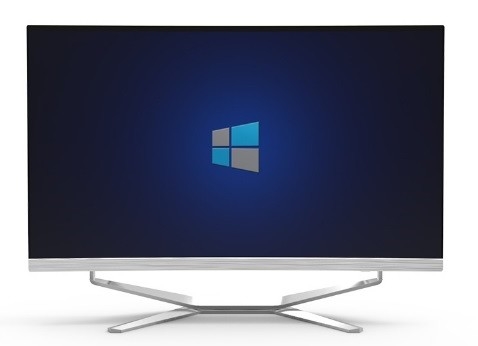 24 inch PC All In One Computers Gaming Zilver I5 / I7 2mm Micro Rim 512G m.2 sSD HD