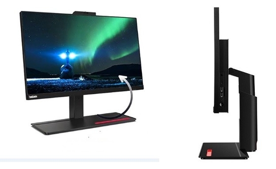 256 GB SSD + 1 TB SATA HDD AIO Touch Screen PC Stereo luidspreker Touch Screen All In One