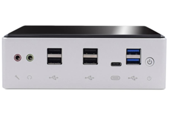 Zwart/Zilver 256 GB SSD Mini PC Met Dual OS (Windows 10/11 Of Android) I7-10th