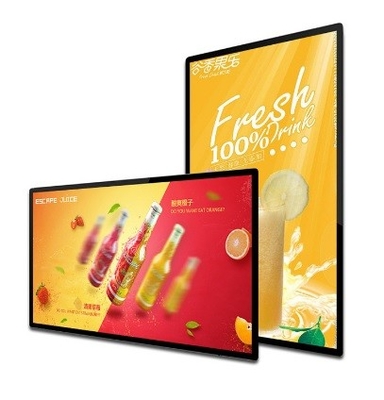 Muur Opgezette het Comité van het Reclametouche screen Grootte 65“ Multivenster