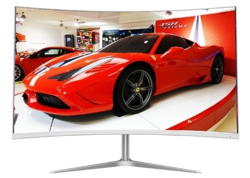 Dynamische het Doellcd van Contrast Gebogen TV 4K Multi Slimme TV Met groot scherm