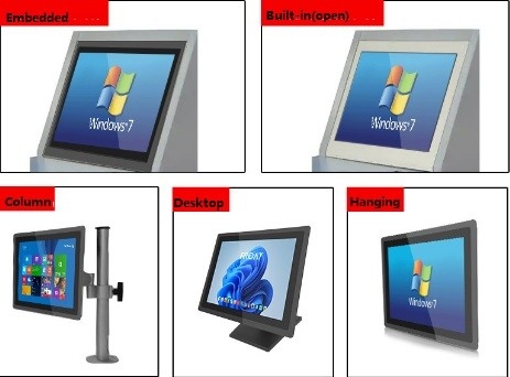 Industriële 32G SSD allen in Één PC-de Beschermingsontwerp van de Touch screenschommeling