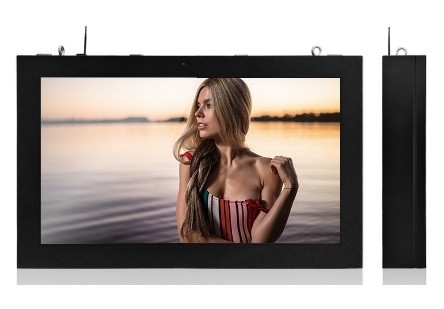 Het scherm Afmeting 55“ Muur Opgezette Digitale de Aanrakings LEIDENE van het Reclamescherm Vertoning