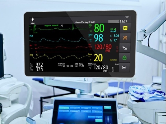 Computer van het 178 Graad wist de Medische Touche screen snel Goede Hittedissipatie