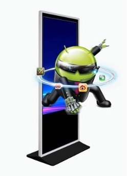 IP65 openluchttouch screenvertoning 75“ Android 6,0 Geïntegreerde Grafiekkaart