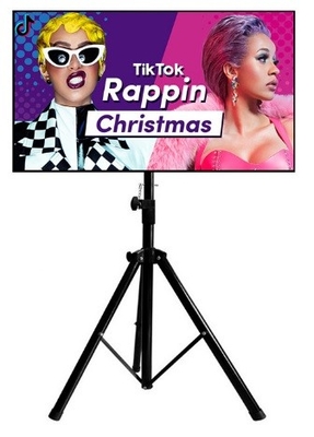 65“ Draadloze LEIDENE van RAM 2GB 1920x1080 Slimme TV Met groot scherm 500cd/m2