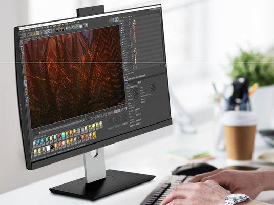 De dubbele Desktop van HD 2,5“ M.2 SSD allen in Één Touchscreen PC 27“ Siver Wit Intel G12