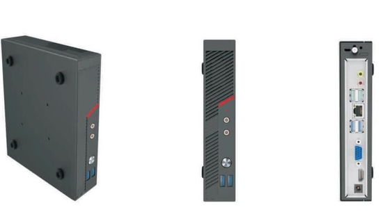 M.2*12242 + 2,5 SSD Compacte Minipc Wifi2.4G 5G met Bluetooth 183*186.5*37mm