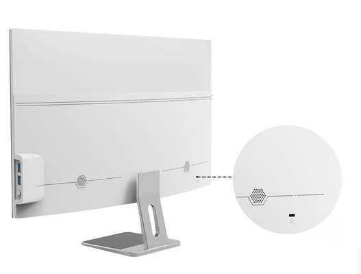 Alles-in-één computer met aanraakscherm en standaard van ABS-aluminiumlegering 178º brede kijkhoek