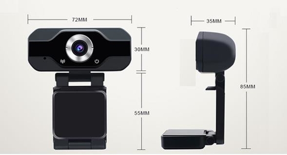 USB 2.0-interface ingebouwde microfoon webcam met Windows / Mac OS / Android / Linux-systeem