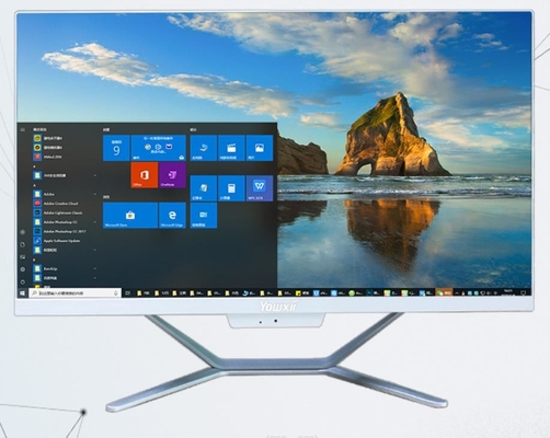 23.8INCH 250nits Helderheid Aanraakscherm Desktop AIO PC I3/I5 CPU 256G SSD +1TB SATA