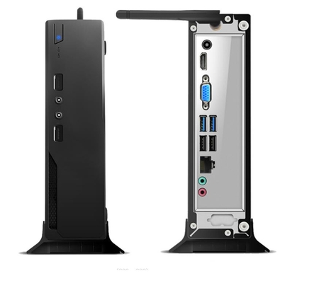 256GB SSD Compact Mini PC met hoge capaciteit Zwarte moederborden KuYu I7 2.5-3.0GHz Win7/8/10